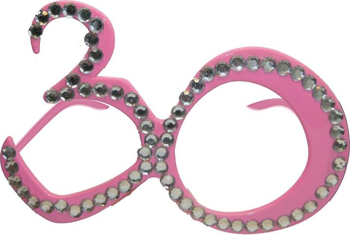 Actual product image Folat 30 years of pink diamond glasses