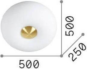 Immagine prodotto Ideal lux ARIZONA GX53 plafoniera 5x ⌀500mm dimmerabile bianco caldo 214511 (910 lm, GX53)
