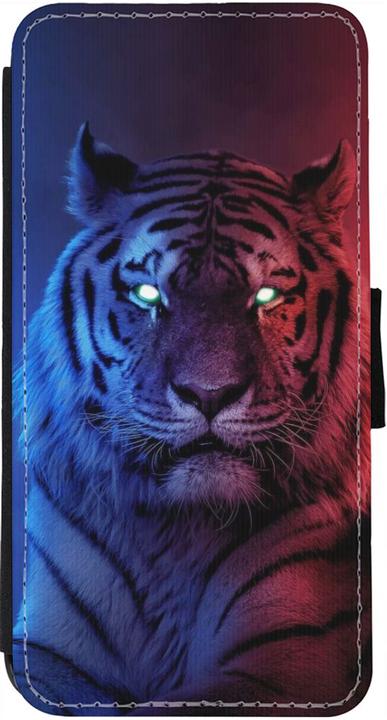 Immagine prodotto PhoneLook Cover Portafoglio Nero Tigre Blu Rosso (Apple iPhone 12 Pro Max)