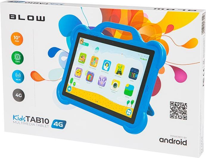 Actual product image Blow Tablet KidsTAB10 4G 4/64GB blue + case (4G, 10.08", 64 GB, Astral Blue)