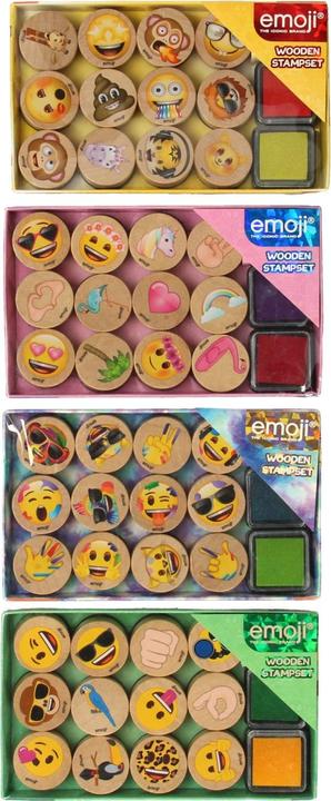 Produktbild Emoji-Stempelset aus Holz