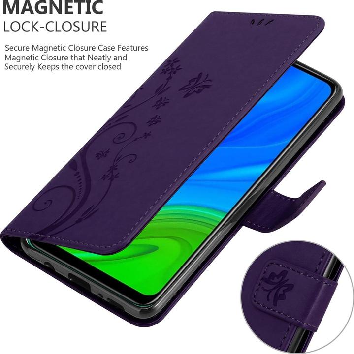 Produktbild Cadorabo Flower Book Cover (Huawei P Smart (2020))