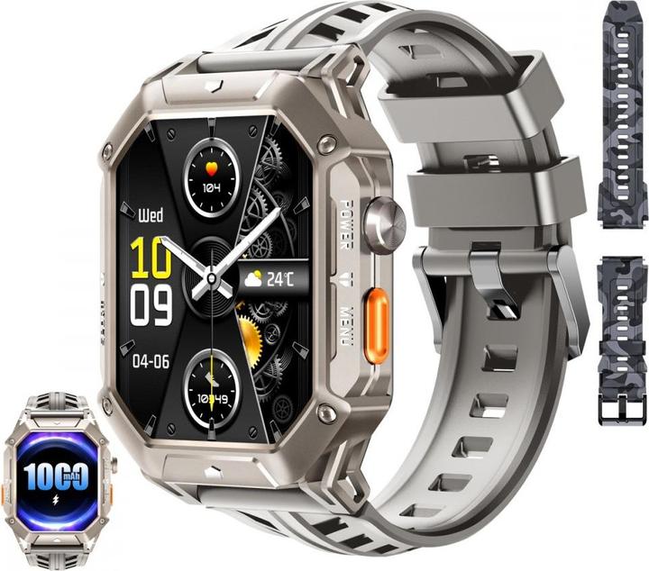 Actual product image Oukitel Smartwatch BT80 Grey