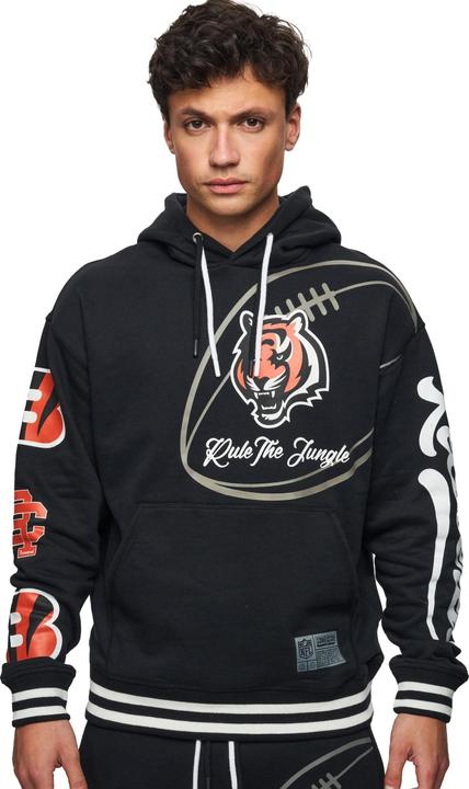 Produktbild Recovered Re:covered Fleece Hoody - PATCHES Cincinnati Bengals - XXL (XXL)