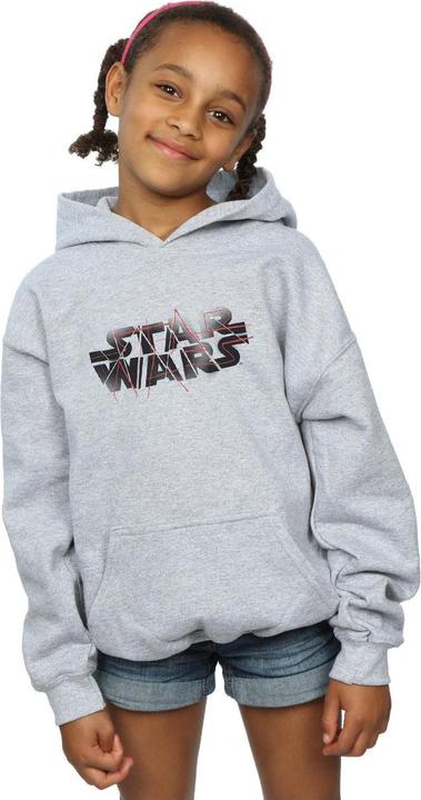 Immagine prodotto Star Wars The Last Jedi Spray Logo Felpa con Cappuccio Ragazze (152, 158)