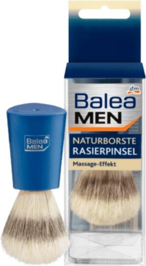 Sagrotan Balea Männer, Rasierbürste aus natürlichen Borsten, 1 Stück (Rasierpinsel)