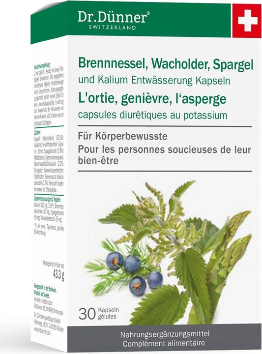 Image du produit Dr. Dünner Essenza - Capsules de drainage d'orties Essenza (1 pièce(s), Capsules, 58 g)