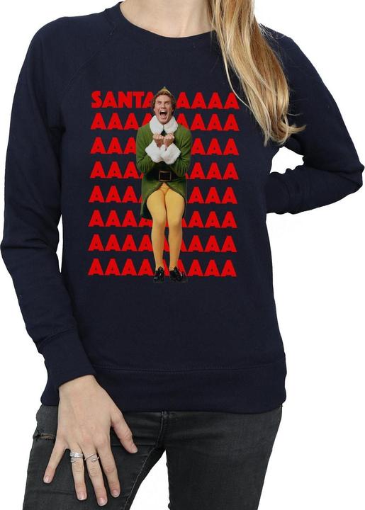 Elf Buddy Santa Scream Sweatshirt (M)