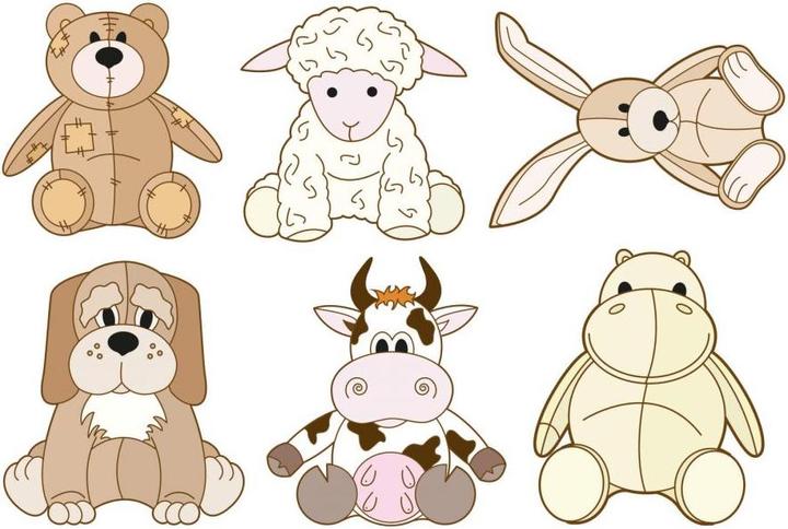 Produktbild Trenddeko Kuscheltierzoo (60 x 40 cm, 120 x 80 cm)