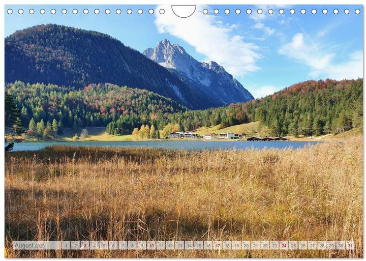 Actual product image Heimatliebe Werdenfelser Land - Bilderbuchlandschaften zwischen Mittenwald und Farchant (Wandka (A4, German)