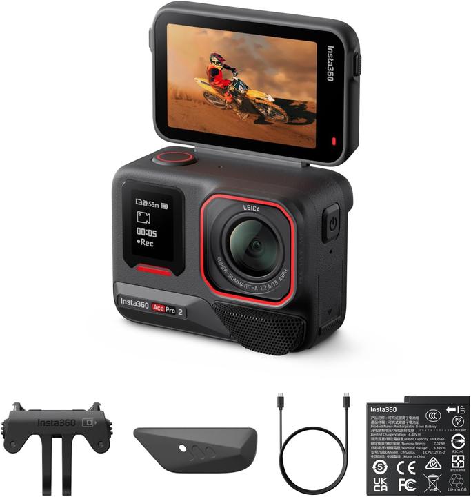 Produktbild Insta360 Ace Pro 2 Doppel-Akku-Bundle (30p, WLAN, Bluetooth)