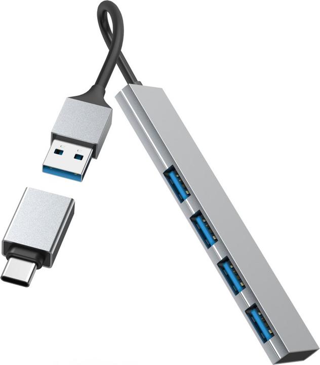 Produktbild Hama Slim (USB-A, 4 Ports)