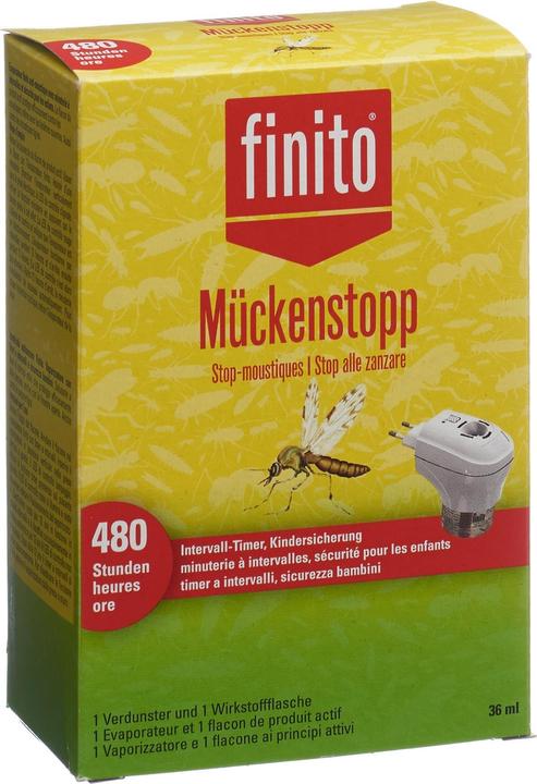 Actual product image Finito Mosquito plug with interval timer (36 ml)