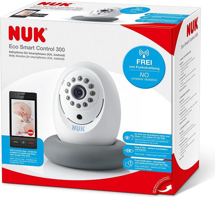 Produktbild NUK Eco Smart Control 300 (Babyphone mit Kamera, 300 m)