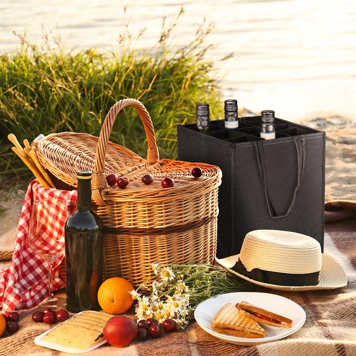 Produktbild Relaxdays Flaschentasche