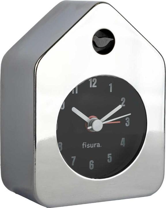 Image du produit Fisura MINI HOUSE ALARM CLOCK chrome