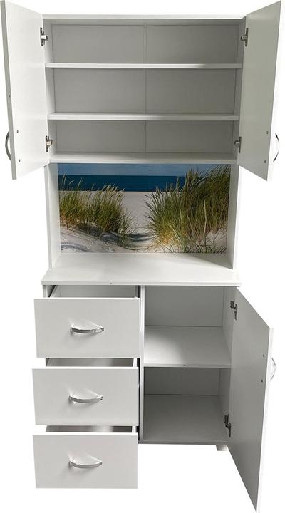 Actual product image HTI-Living Bathroom cabinet Blanca Wellness motif dune (80 x 180 x 40 cm)