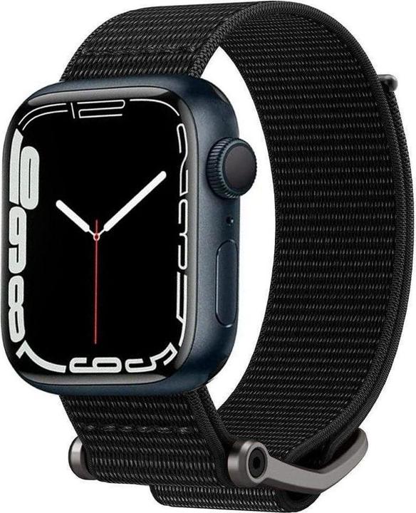 Actual product image Spigen Durapro Flex band for Apple Watch 4 / 5 / 6 / 7 / SE (42 / 44 / 45 mm) black (42 mm, 44 mm, 45 mm, Nylon)