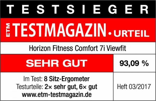 Actual product image Horizon Fitness Comfort 7i Viewfit