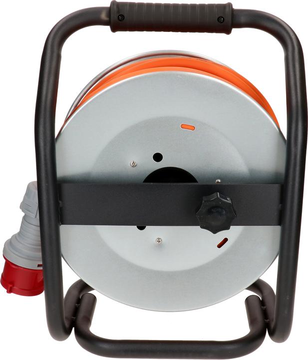 Actual product image Max Hauri maxReel steel cable reel IP44 2x CEE16-5, 1x type 25 (25 m, 2.50 mm²)