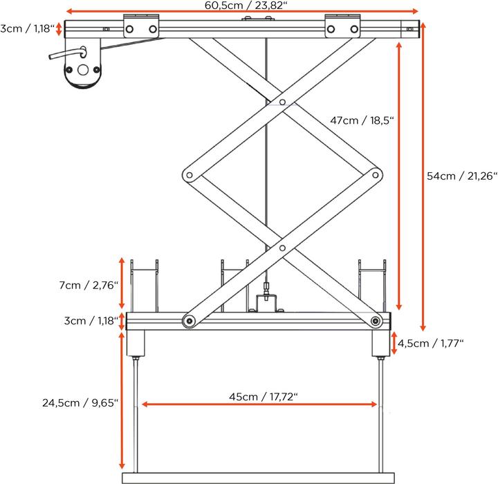 Immagine prodotto Celexon Expert PL400 HC Plus - Sollevatore elettrico per proiettore (Soffitto)