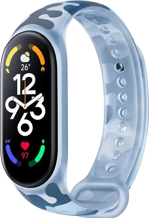 Xiaomi Smart Band 7 Band Khaki Blauw (Thermoplastisch polyurethaan (TPU))