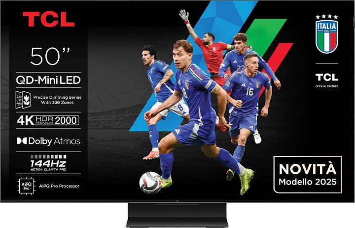 Produktbild TCL 50C7K (50", Mini-LED, 4K, 2025)