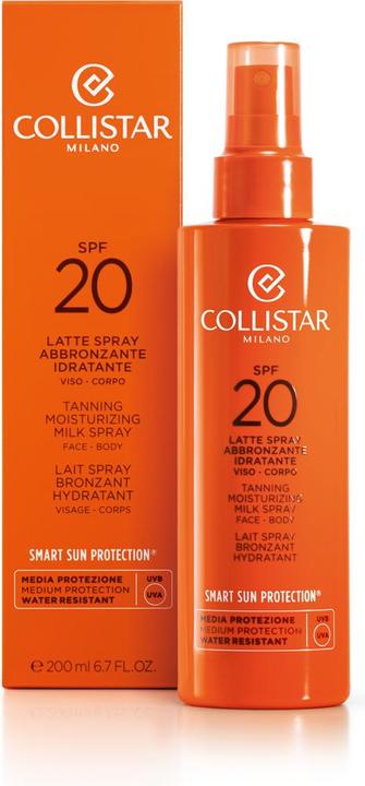 Produktbild Collistar CS Sun - Tanning Moisturizing Milk Spray SPF20 (Sonnenmilch, SPF 20, 200 ml)