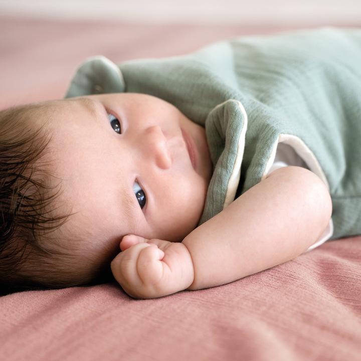 Actual product image Julius Zöllner Crawling blanket muslin, Dusty Rose