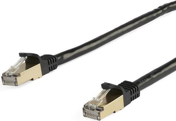 Produktbild StarTech .com 6ASPAT7MBK Patchkabel CAT6a (7 m, schwarz, RJ45-Snagless-Steckverbinder, CAT6a-STP-Kabel, Kupfe (S/UTP, CAT6a, 7 m)