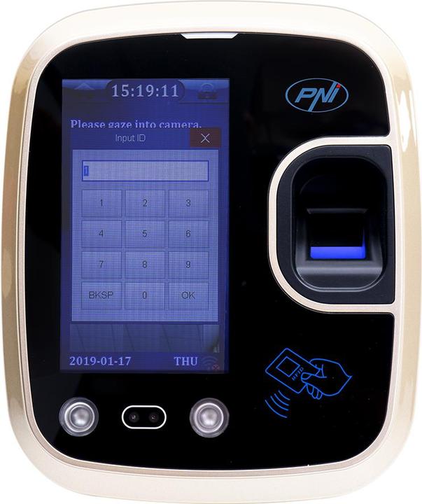 Produktbild PNI Biometrisches Anwesenheits- und Zugangskontrollsystem Face 600 mit Fingerabdruckleser, Gesichtse