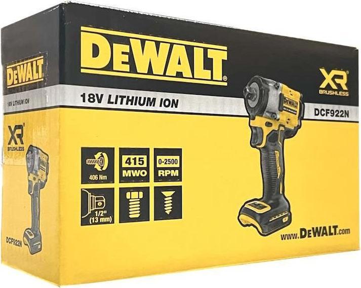 Actual product image DeWalt DCF922N (Rechargeable battery operated)