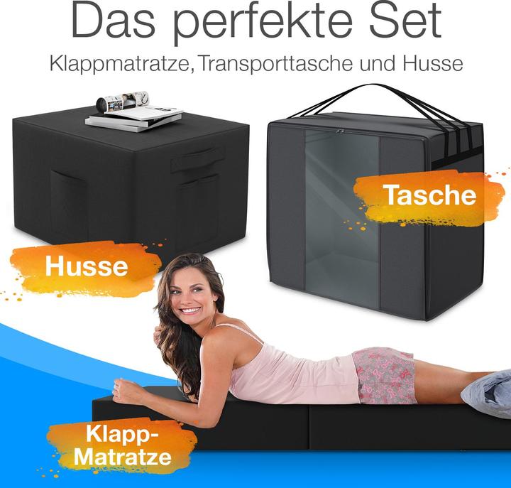 Actual product image Bestschlaf Folding mattress incl. cover & transport bag (75 x 195 cm, Foam core)