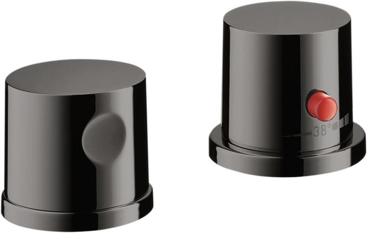 Chrome noir poli