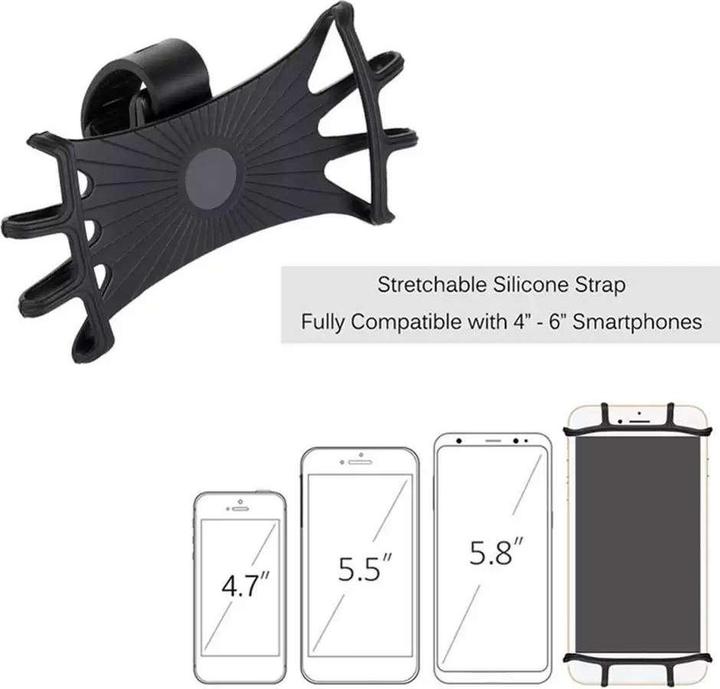 Image du produit PhoneLook Support universel et élastique pour smartphone en silicone pour le volant
