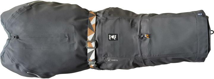 Actual product image Hurtta Mackintosh Mudventure Eco Dark grey, 55 cm (Dog raincoat)