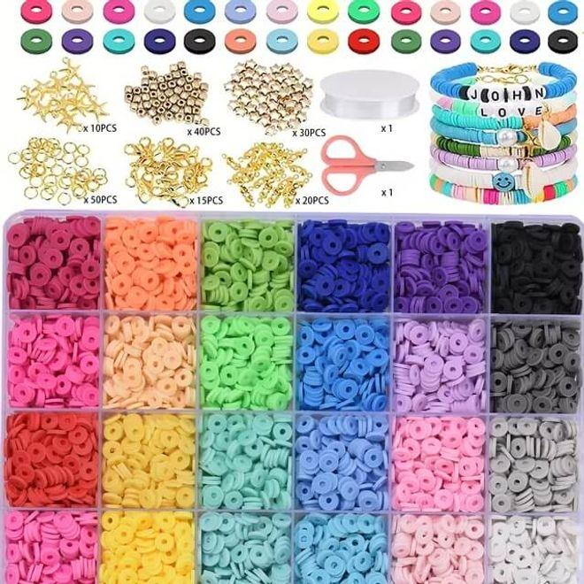 Image du produit MU Classic 3600 Stück Kinder Perlen Schmuck zum DIY Basteln