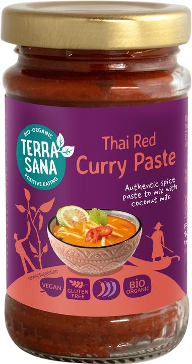 Actual product image Terra Sana Thai Curry Paste Red Organic (120 g)
