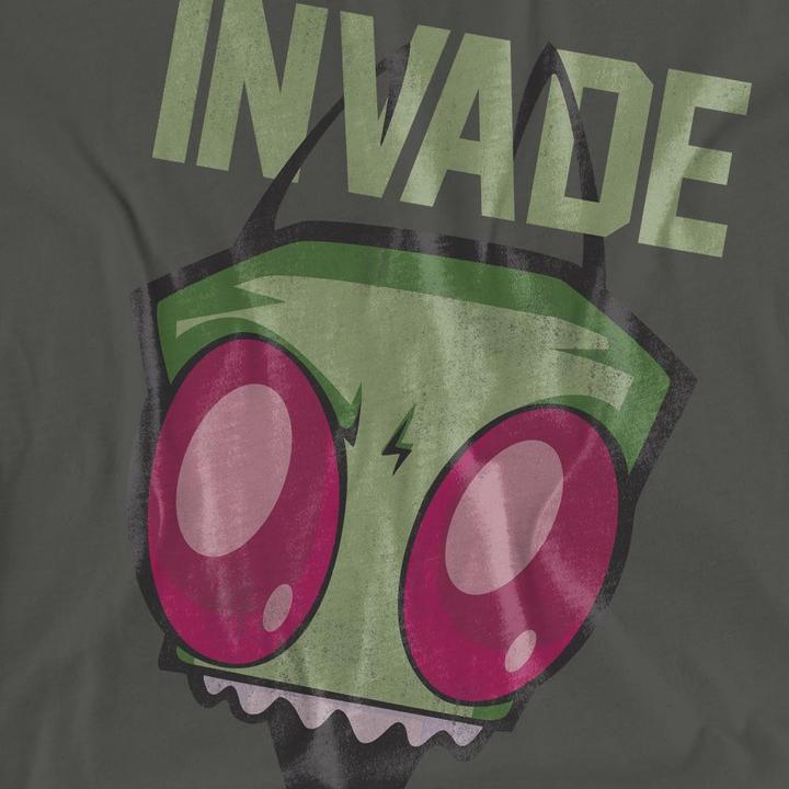 Image du produit Invader Zim - T-shirt INVADE - Adulte (XL)