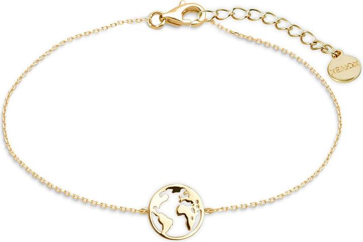 Produktbild Xenox Weltkugel Armband (18.50 cm, Silber 925)