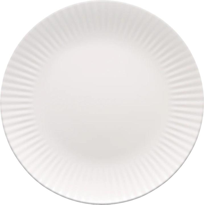 Krautheim & Adelberg Dinner plate relief white 2pcs (2 x, 27 cm)