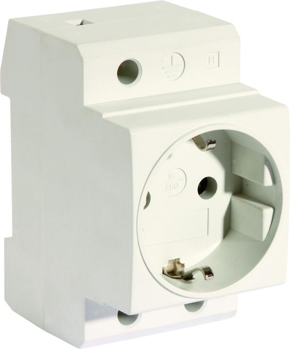 Actual product image Pollmann Distributor Recessed Socket Carrier Rail Socket 250VAC 16A
