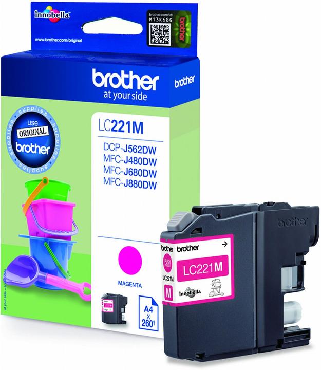 Actual product image Brother Lc-221m (M)