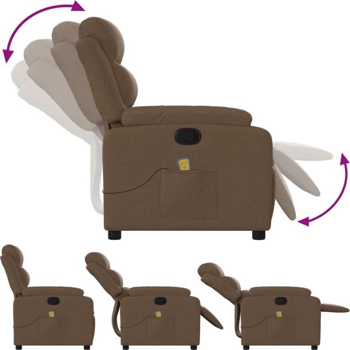 VidaXL Massagesessel Stoff