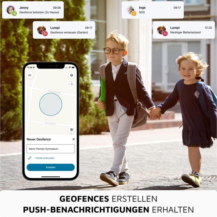Produktbild Luftding Pepi GPS Tracker Mini Fuer Kinder