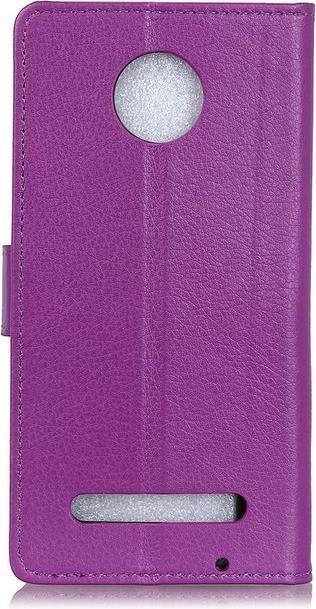 Produktbild MU Classic Litchi Leder Bookcover Series (Motorola Moto Z3 Play)