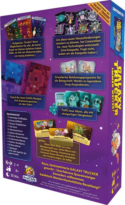 Image du produit Czech games edition CZ118 - Galaxy Trucker 2nd Edition : Immer weiter!, jeu de société, pour 2-4 joueurs (extension DE) (Allemand)