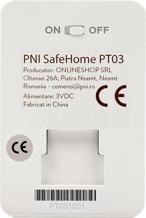 Produktbild PNI Intelligenter Bewegungsmelder SafeHome PT03 WiFi, mobile Anwendung Tuya Smart, Integration in Sz (10 m)