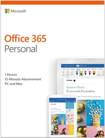 Image du produit Microsoft Office 365 Personal (1 Utilisateur, 12 mois)