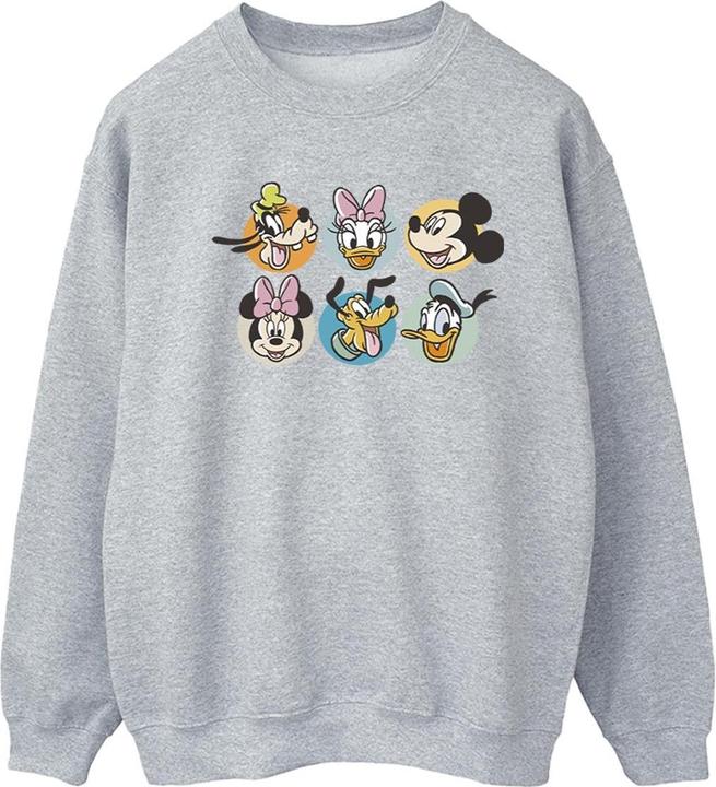 Disney Mickey Mouse And Friends Faces Sweatshirt (S)